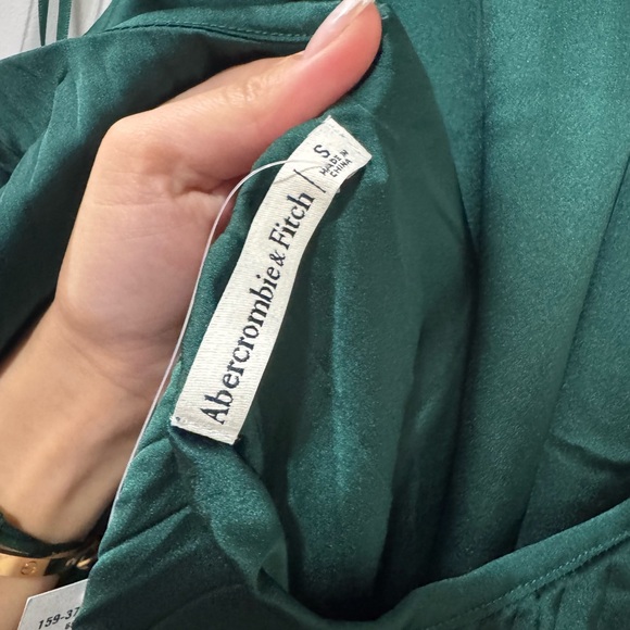 NWT Abercrombie & Fitch Giselle Pleated Trapeze Mini Dress - Picture 8 of 10